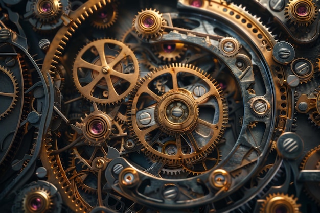 Intricate Clockwork Mechanism