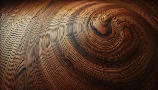 Photo intricate dark brown wood grain texture with natural patterns