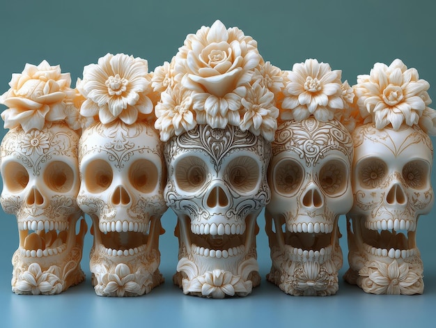 Photo intricate day of the dead sugar skull designs images to inspire your own decorative sugar skull creations