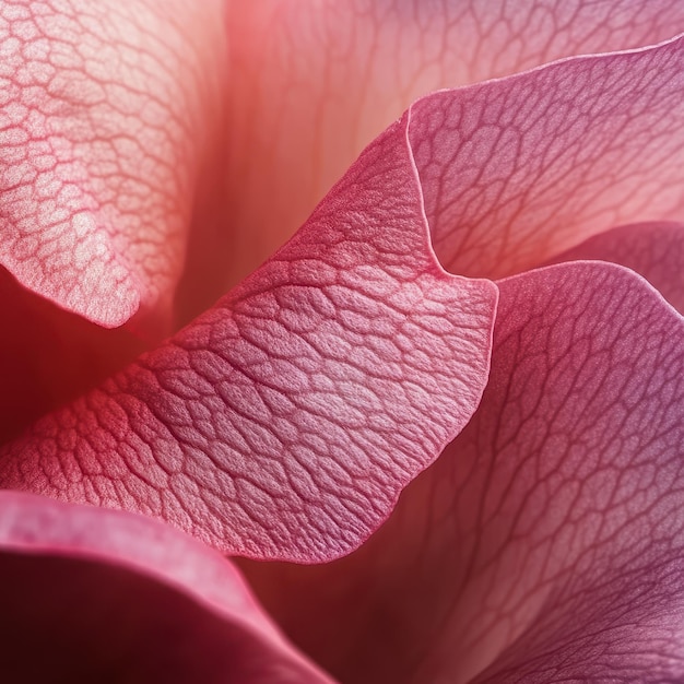 Photo intricate details of a rose petal