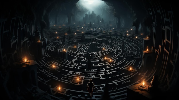 Intricate Labyrinth of Shadows