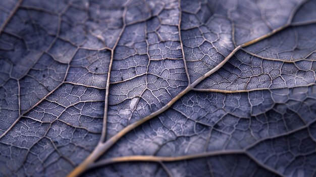 Photo intricate leaf vein macro photography closeup image