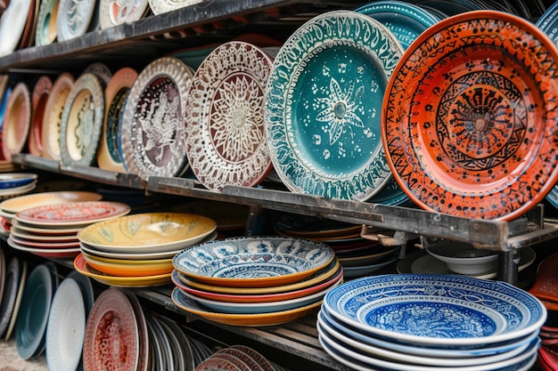 Intricate Moroccan Plates Design