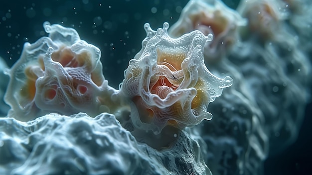 Intricate Organic Structures Resembling Coral