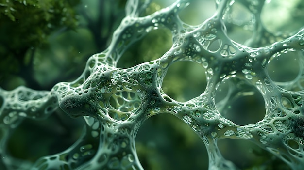 Intricate Plasmodesmata Structures Connecting Plant Cells in Crisp Macro Photography