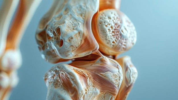 Photo intricate visuals of human articulations and joints a comprehensive anatomical guide