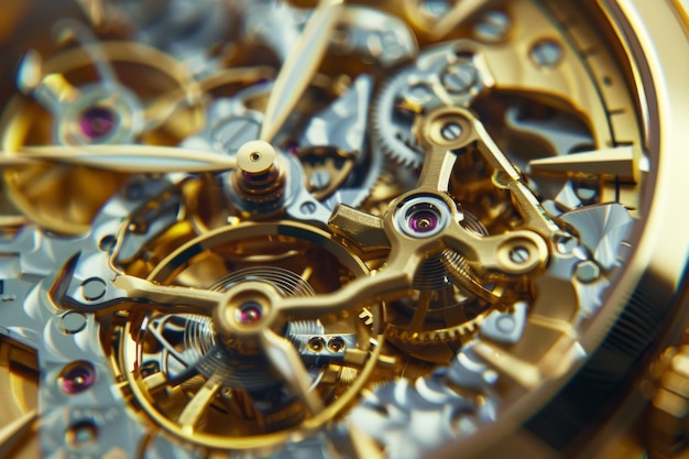 Intricate Watch Mechanism