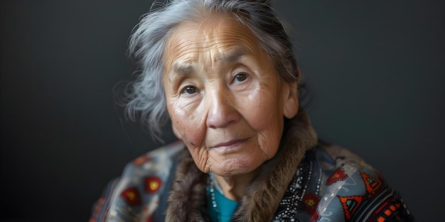 Inuit Elder recounts historical trauma from colonization and residential schools Concept Indigenous History Intergenerational Trauma Colonialism Residential Schools Inuit Culture