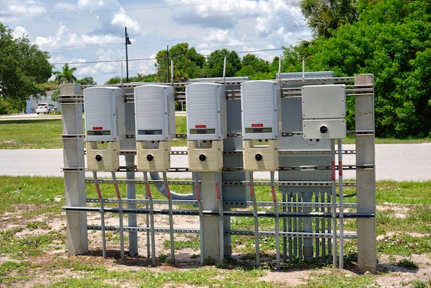 Inverters to transform direct current prodused by solar photovoltaic panels into alternate electrical power