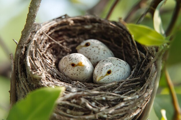 Photo investigating nesting site selection in response t generative ai