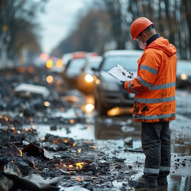 Photo investigators assessing site for safety upgrades