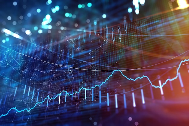 Investment stock and profit texture