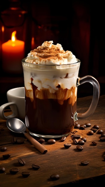 Invigorating Blend of Amaretto Coffee Indulgence The Perfect Fusion of Intense Espresso and Luscio