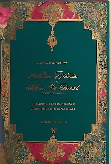 Photo invitation card for any marrige