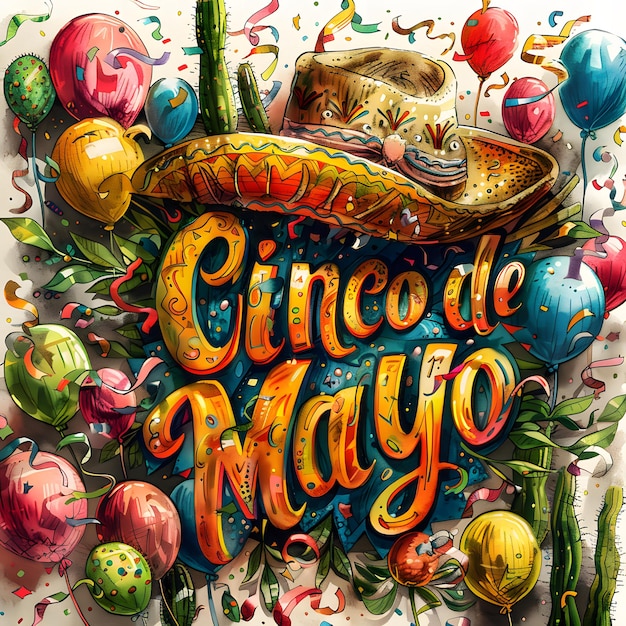 Invitation to the Cinco de Mayo holiday