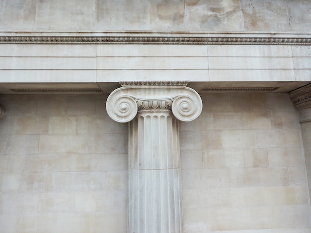 Ionic column capital