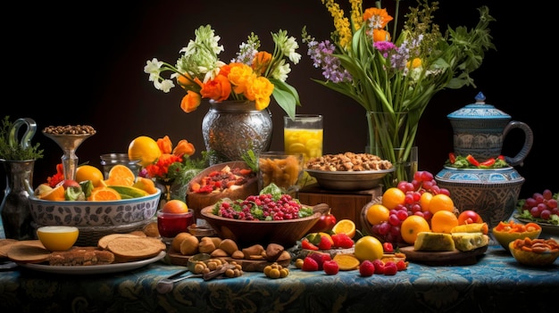 Iran Experience the vibrant celebration of Nowruz the Persian New Year with a festive HaftSeen table