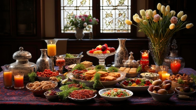 Iran Experience the vibrant celebration of Nowruz the Persian New Year with a festive HaftSeen table