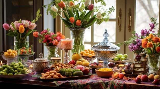 Iran Experience the vibrant celebration of Nowruz the Persian New Year with a festive HaftSeen table