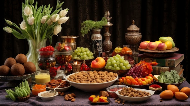 Iran Experience the vibrant celebration of Nowruz the Persian New Year with a festive HaftSeen table