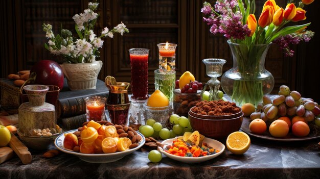 Iran Experience the vibrant celebration of Nowruz the Persian New Year with a festive HaftSeen table