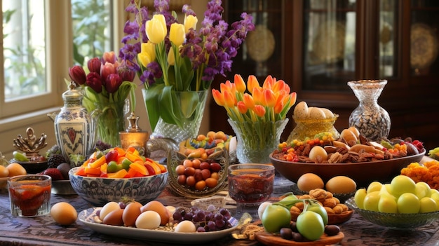 Iran Experience the vibrant celebration of Nowruz the Persian New Year with a festive HaftSeen table