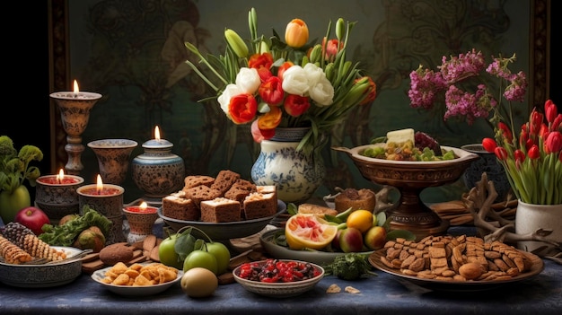 Iran Experience the vibrant celebration of Nowruz the Persian New Year with a festive HaftSeen table