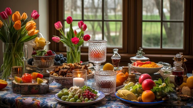 Iran Experience the vibrant celebration of Nowruz the Persian New Year with a festive HaftSeen table