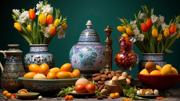 Iran Experience the vibrant celebration of Nowruz the Persian New Year with a festive HaftSeen table