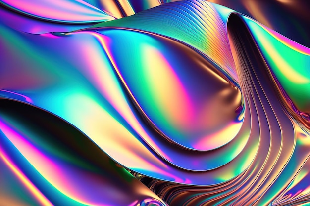 Iridescent abstract background