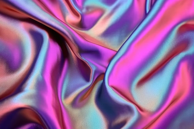 Iridescent Fabric Background