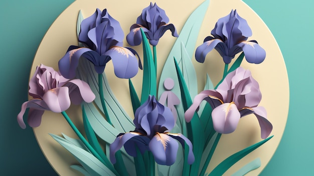 Iris Illuminates A Vibrant Journey Through the World of Flowers