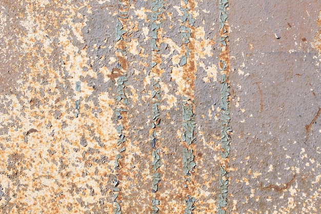 Iron colored and rusty texture Shabby metal surface in full screen