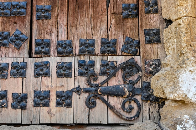 Iron fittings from an old gate granada