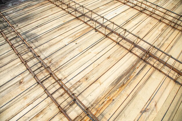 Iron patterns in roof