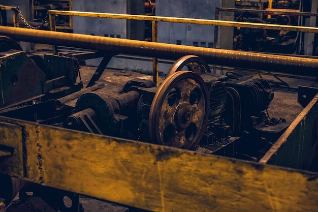 Iron and steel factory or pipe mill located in taganrog south of russia