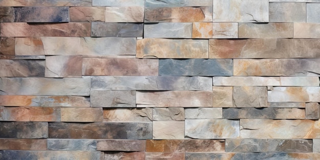 Irregular Stone Pattern Stone Wall Texture with Natural Elegance