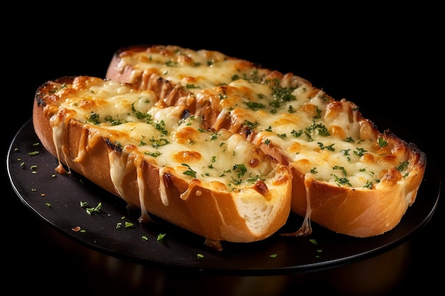 Irresistible Aroma Transparent Garlic Bread