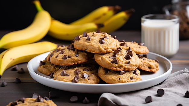 Irresistible Raw Banana Chocolate Chip Cookies