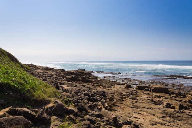 Isimangaliso Wetland Park beach, South Africa. South African landscape. St. Lucia National Park