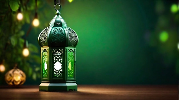 Islamic arabic lantern for ramadan kareem eid mubarak background