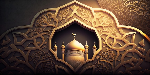 Islamic background can be used for posters banners greeting cards and more