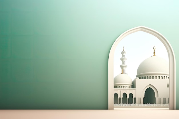 Islamic background with copy space