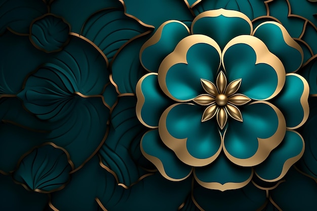 Islamic background with ornamental shapes