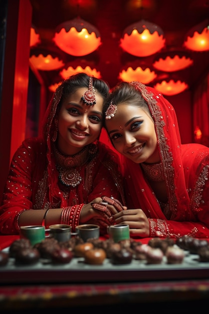 Islamic Bollywood Girl and Friend