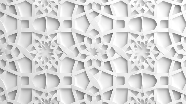 Islamic decoration luxury background Islamic pattern with copy space for text generative ai