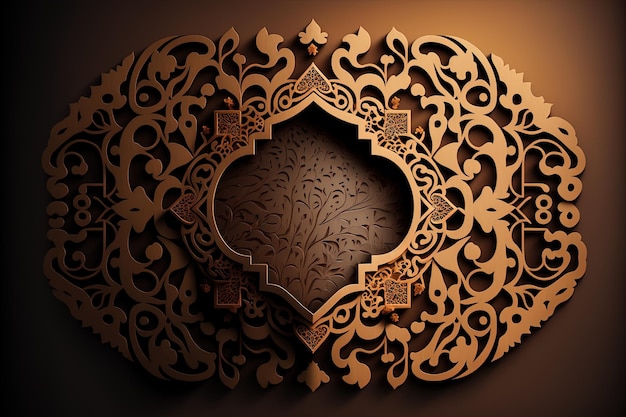 Islamic design background with empty copy space good for a special event like Ramadan or Eid Al-Fitr