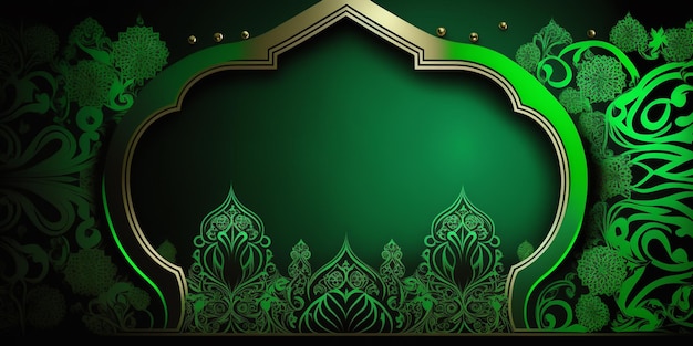 Islamic design background with empty copy space good for a special event like ramadan