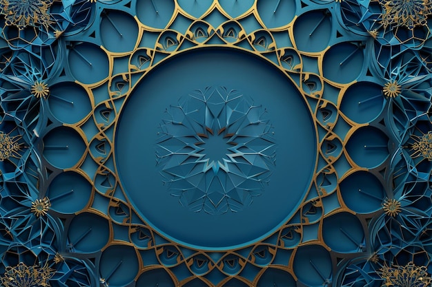 Islamic Geometry Paper Art Design