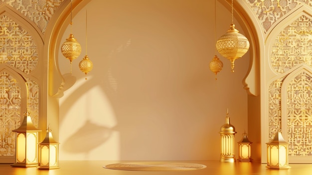 islamic gold background